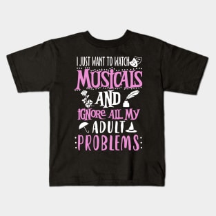 Love Musicals Kids T-Shirt